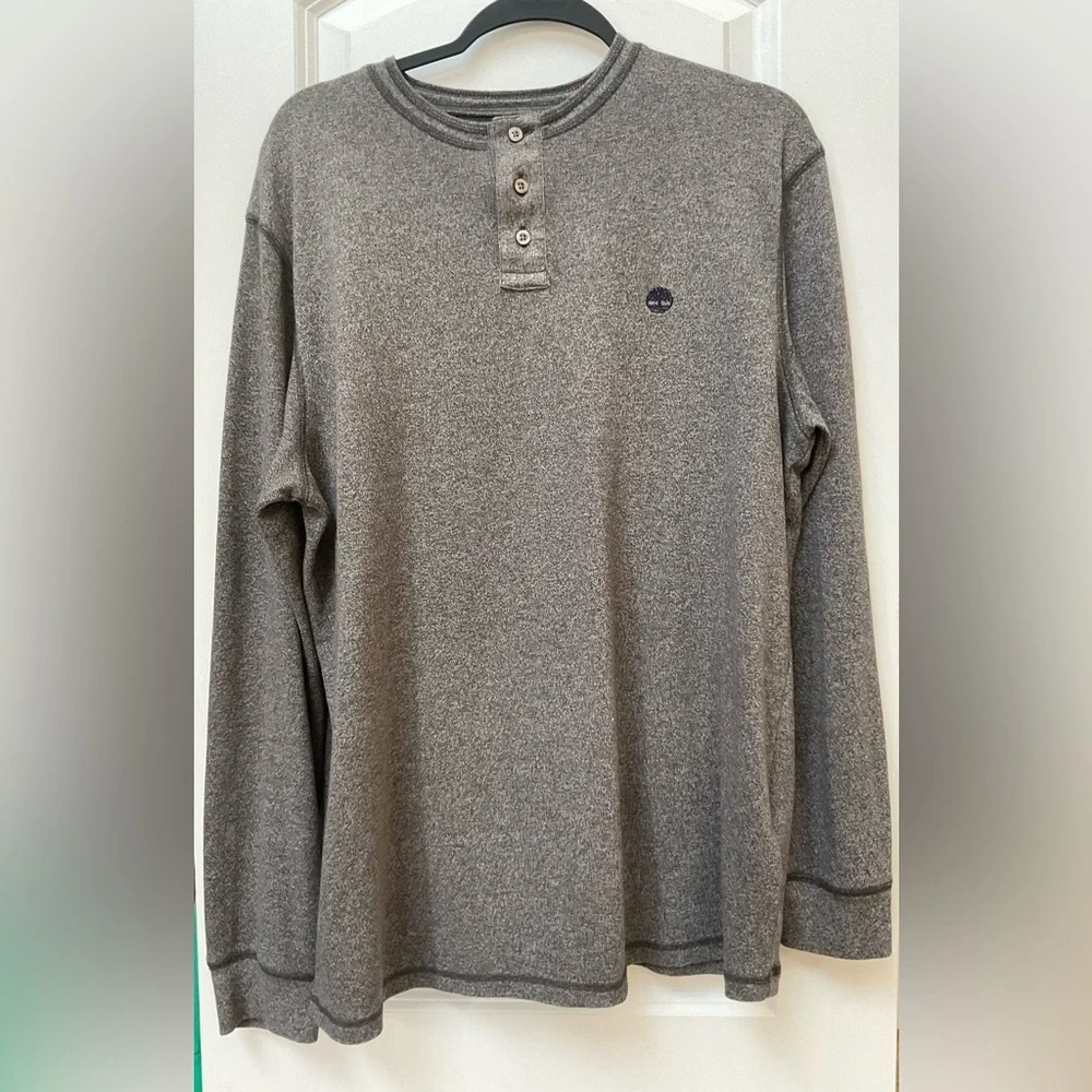 Timberland Grey Marled Slim Fit Henley